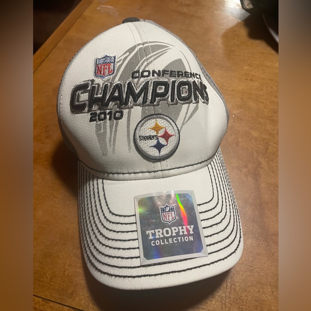 NFL Reebok Trophy Collection Steelers Super Bowl Hat Cap, OSFA, Tags on